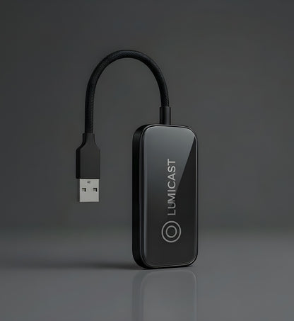 LumiCast™ AI Wireless Car Adapter